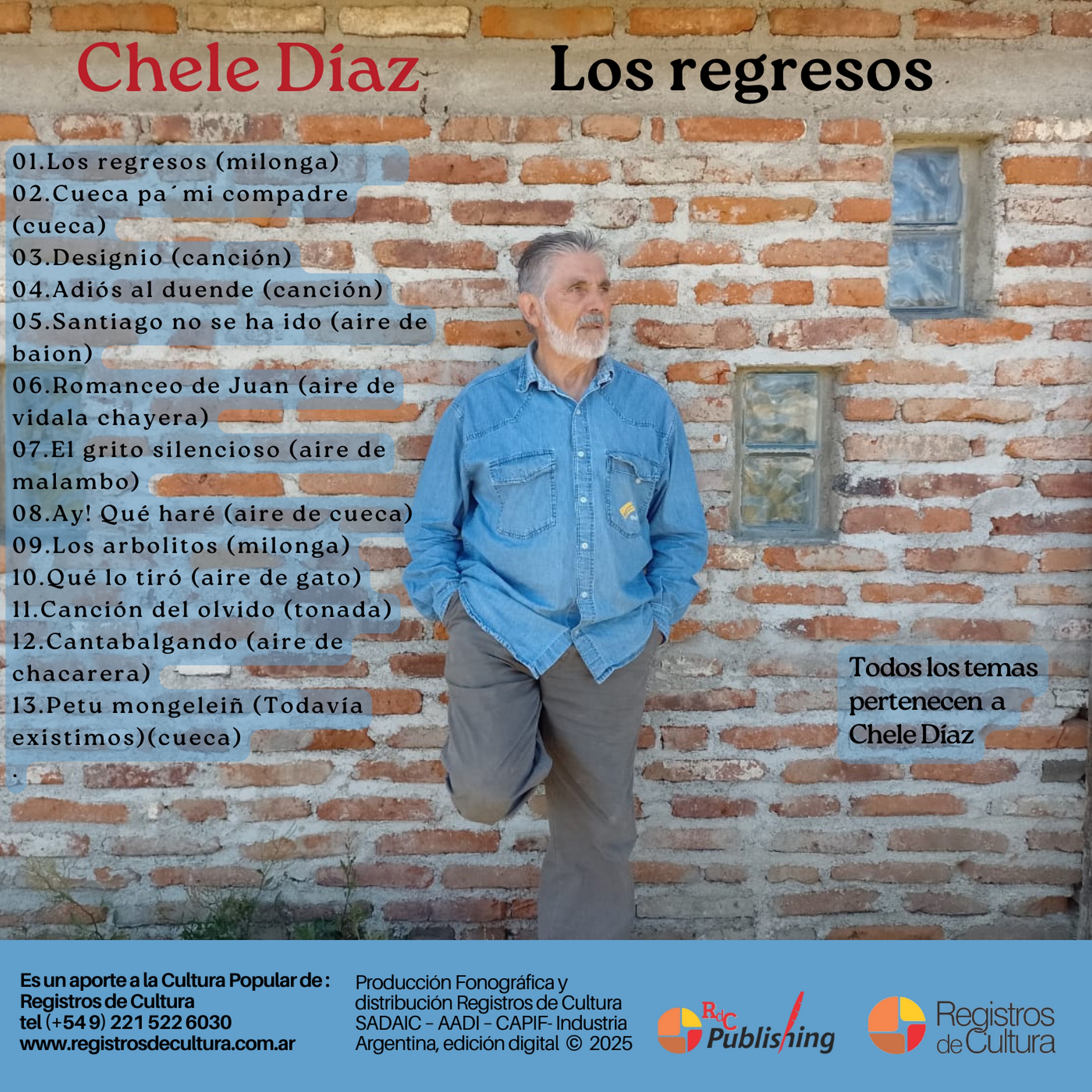 Contratapa de Chele Díaz — Los regresos