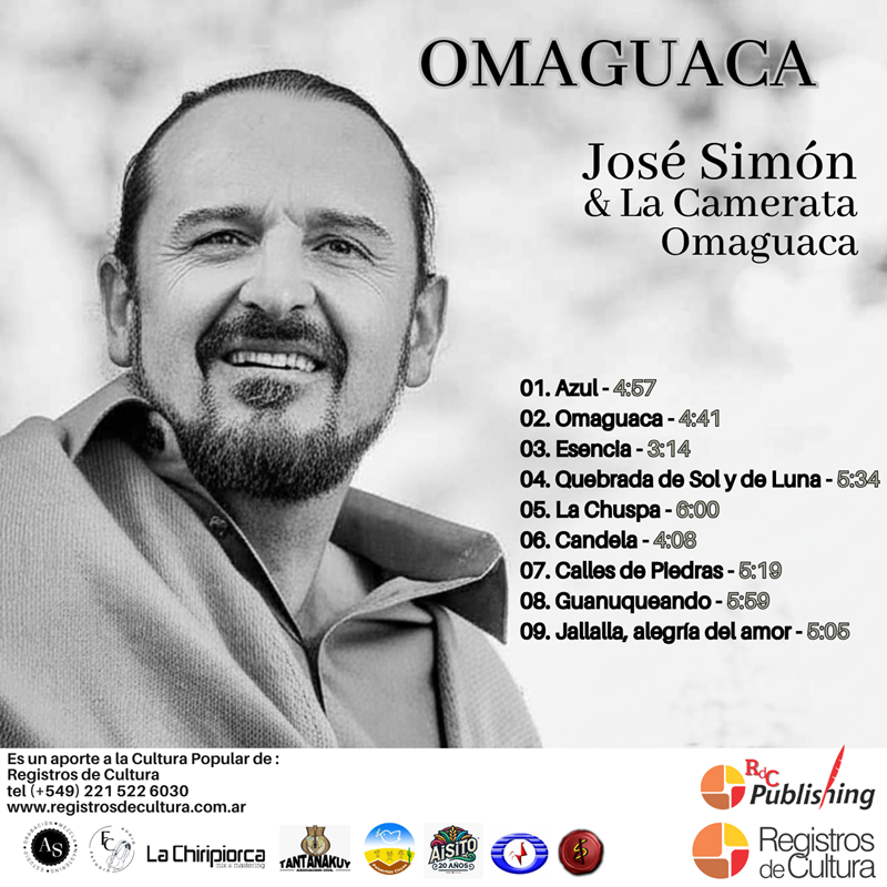 Contratapa de José Simón & La Camerata Omaguaca — Omaguaca